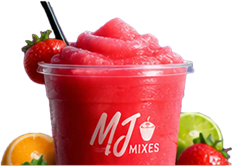 Frozen MJ Mixes drink with fruit